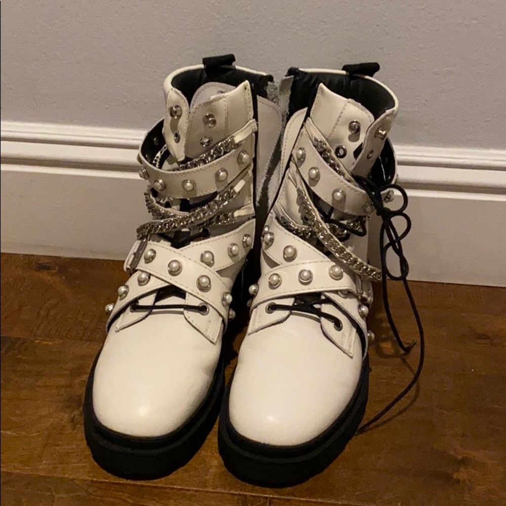 Zara combat boots